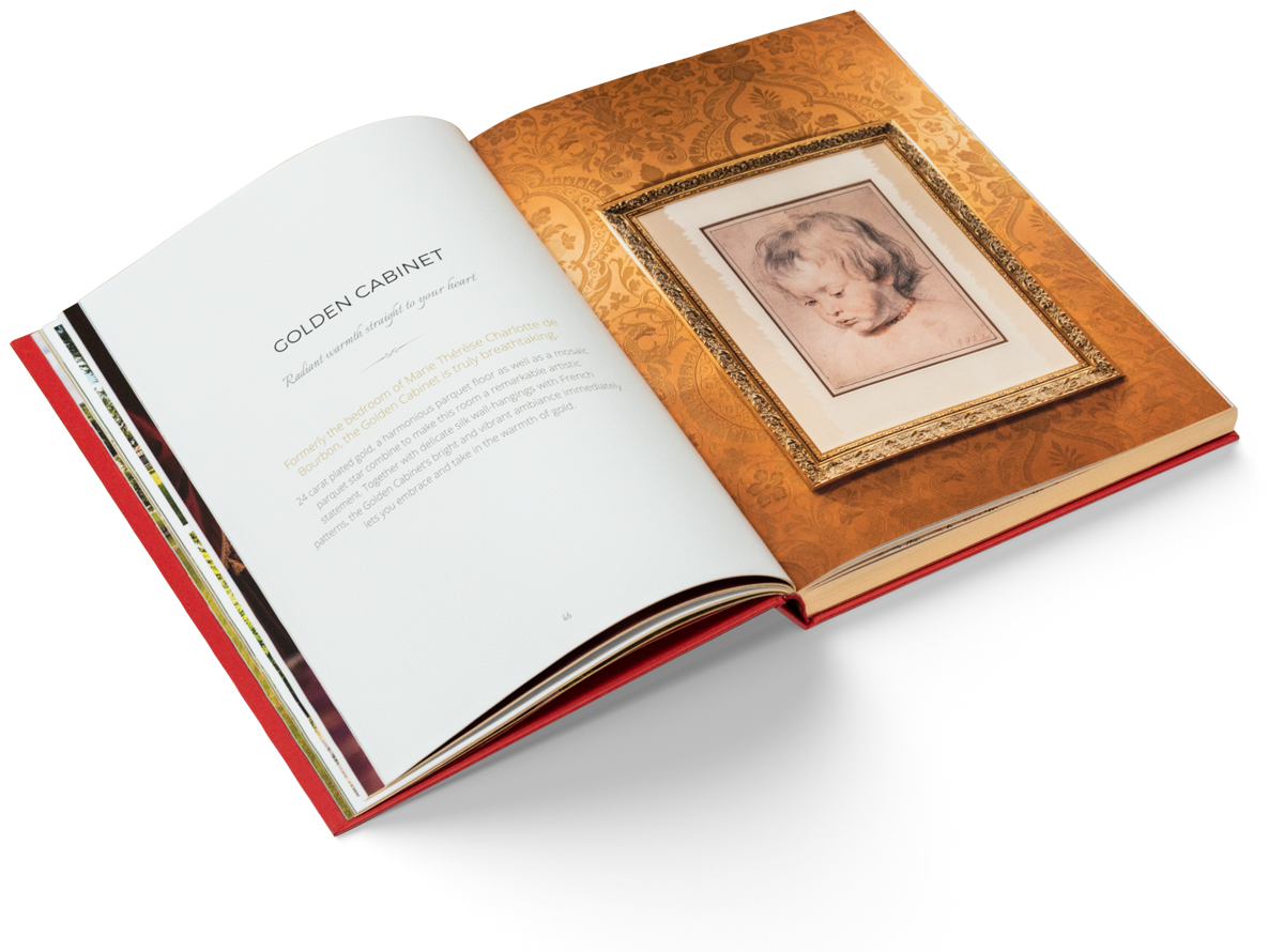 Château Petit Versailles book and print design